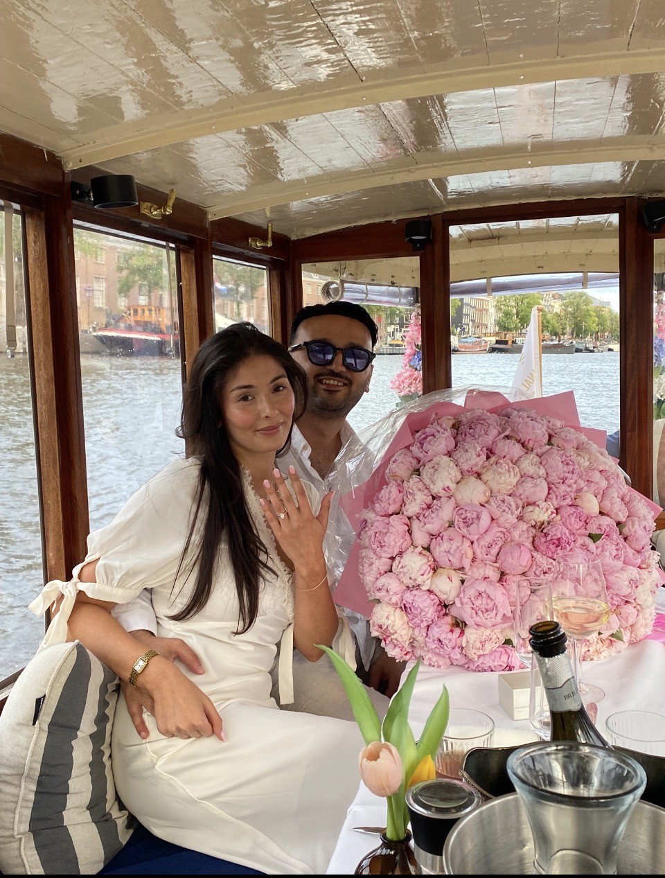 Romantic marriage proposal cruise in Amsterdam